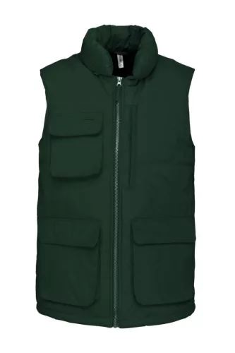 Designed To Work - Vízálló, steppelt unisex mellény - Forest Green - 2XL