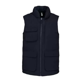  Designed To Work - Vízálló, steppelt unisex mellény - Tengerészkék - S