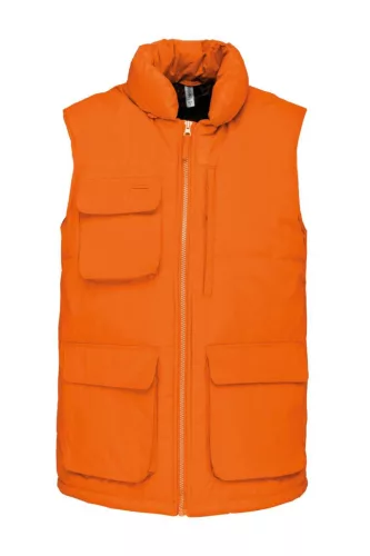 Designed To Work - Vízálló, steppelt unisex mellény - Narancssárga - 3XL
